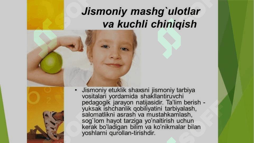 SOG’LOM VA TEZ TEZ KASALLANUVCHI BOLALARNI CHINIQTIRISH USULLARI. 4