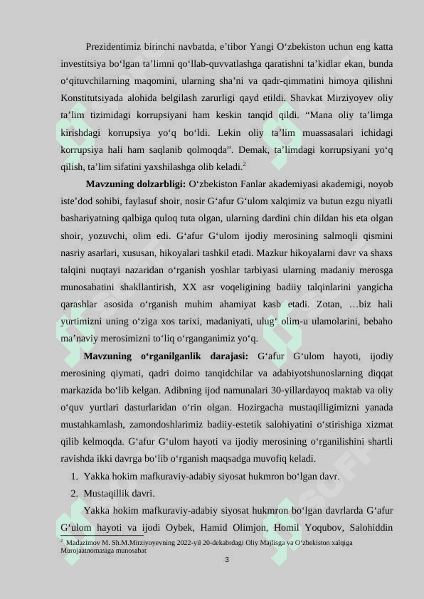 G‘АFUR G‘ULОMNING HIKОYАNАVISLIK MАHОRАTI 3