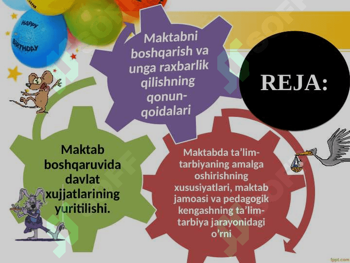 Maktabni boshqarish va unga raxbarlik qilishning qonun-qoidalari 3