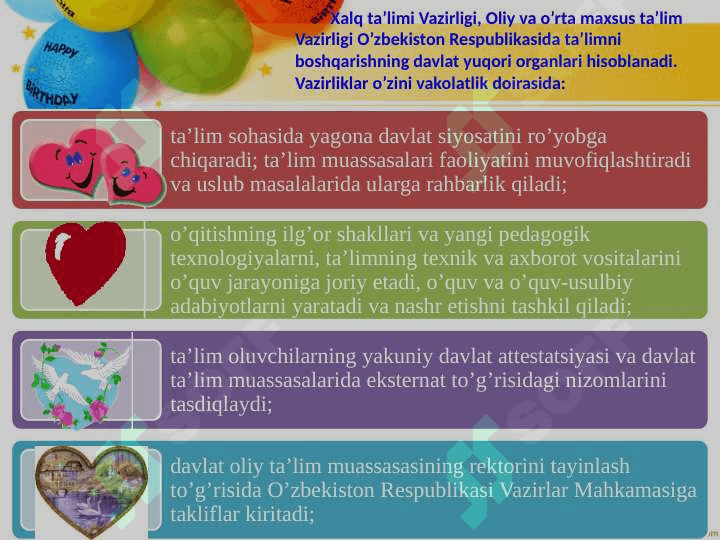 Maktabni boshqarish va unga raxbarlik qilishning qonun-qoidalari 5