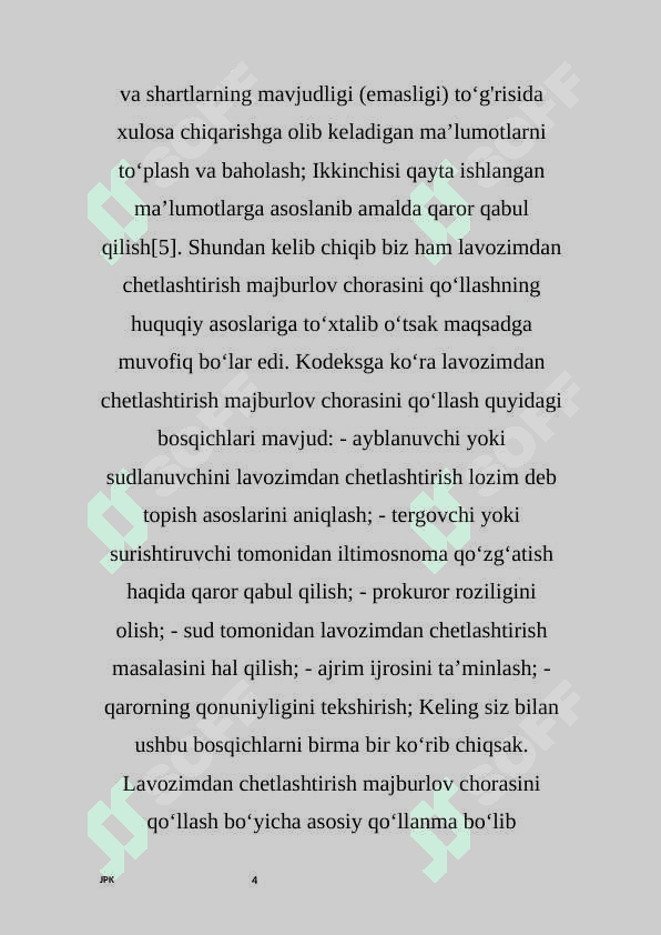 LAVOZIMDAN CHETLASHTIRISH. 4