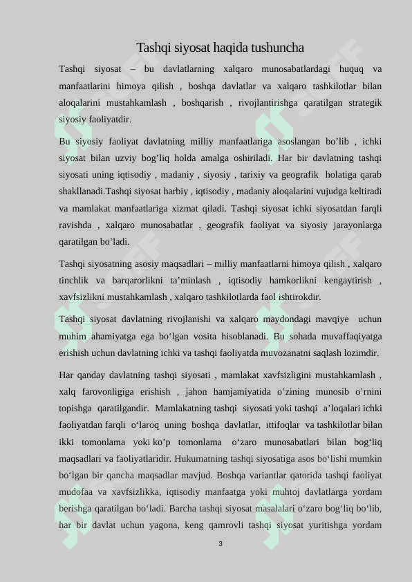 TASHQI SIYOSATNING KONSTITUTSIYAVIY ASOSLARI 3