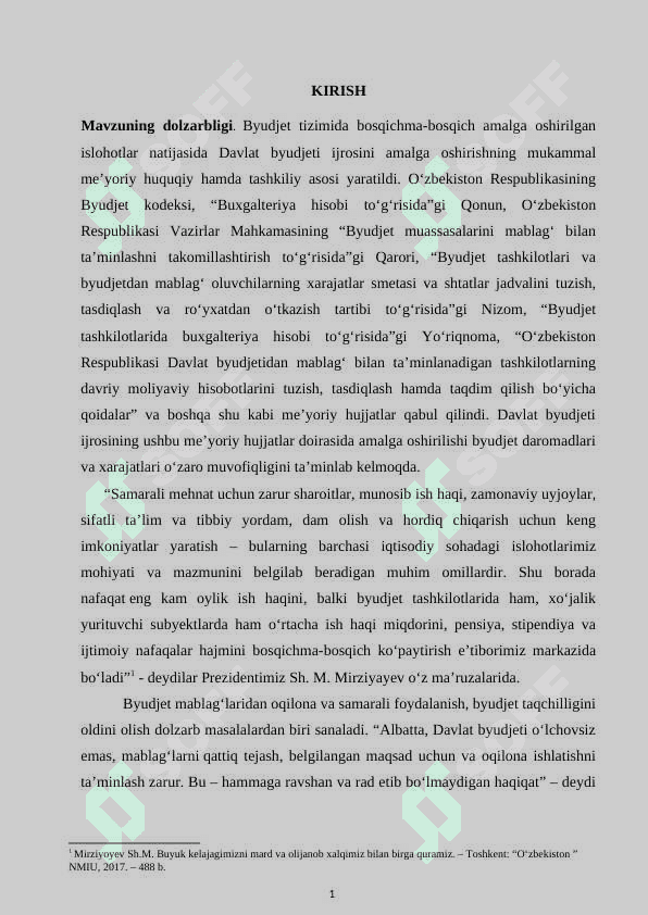 Davlat byudjeti. Davlat byudjeti xarajatlari ijrosi hisobi 2
