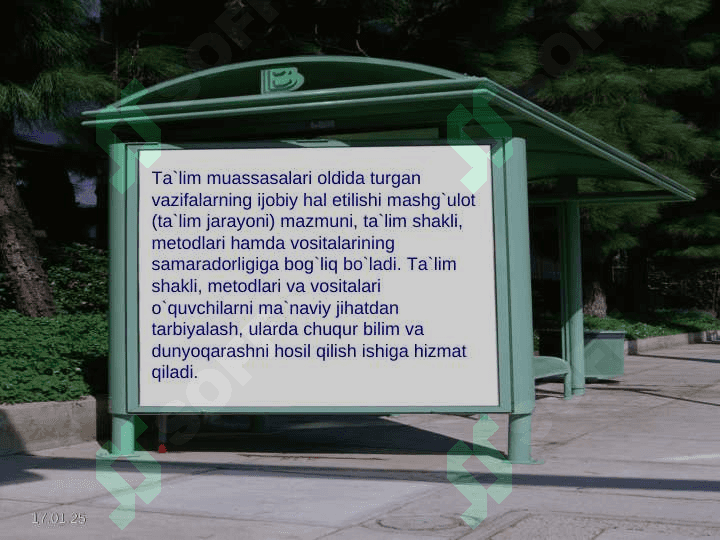 O`quv jarayonini tashkil etish turlari va shakllari. 3