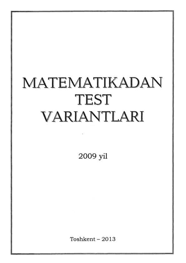 Matematika 2019 variant