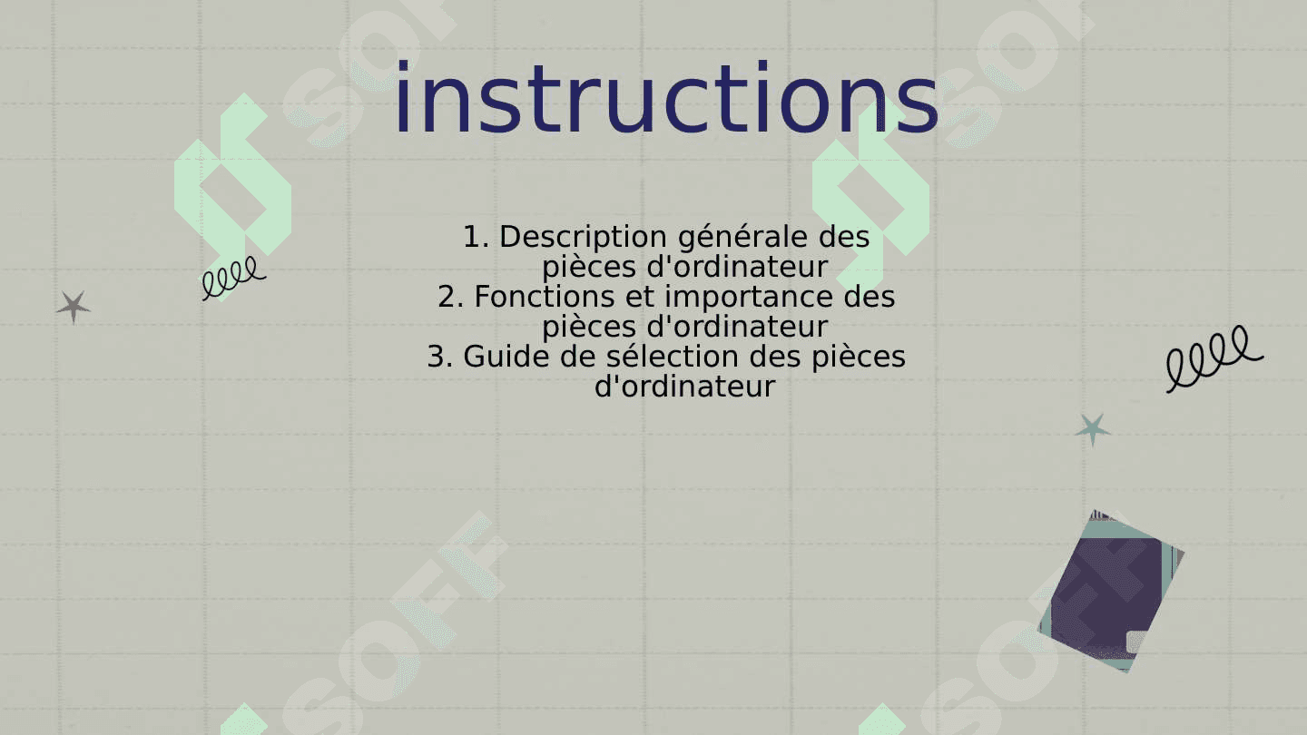 PIÈCES D'ORDINATEUR 2