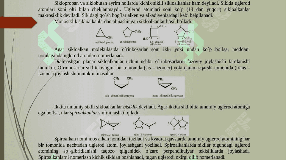 Sikloalkanlar 4