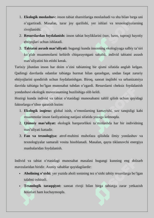 Individ, shaxs, individuallik tushunchalari  mavzusida 25 5