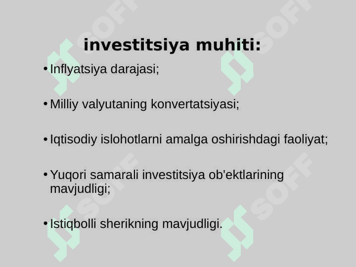 IQTISODIY XAVFSIZLIKNI TA’MINLASH TIZIMIDA   INVESTITSION VA INNOVATSION FAOLIYAT 4