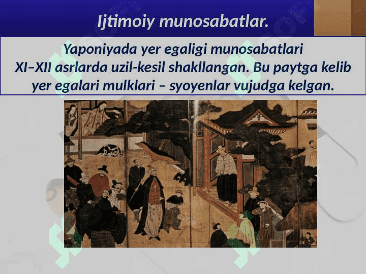 Yaponiya o'rta asrlarda 2