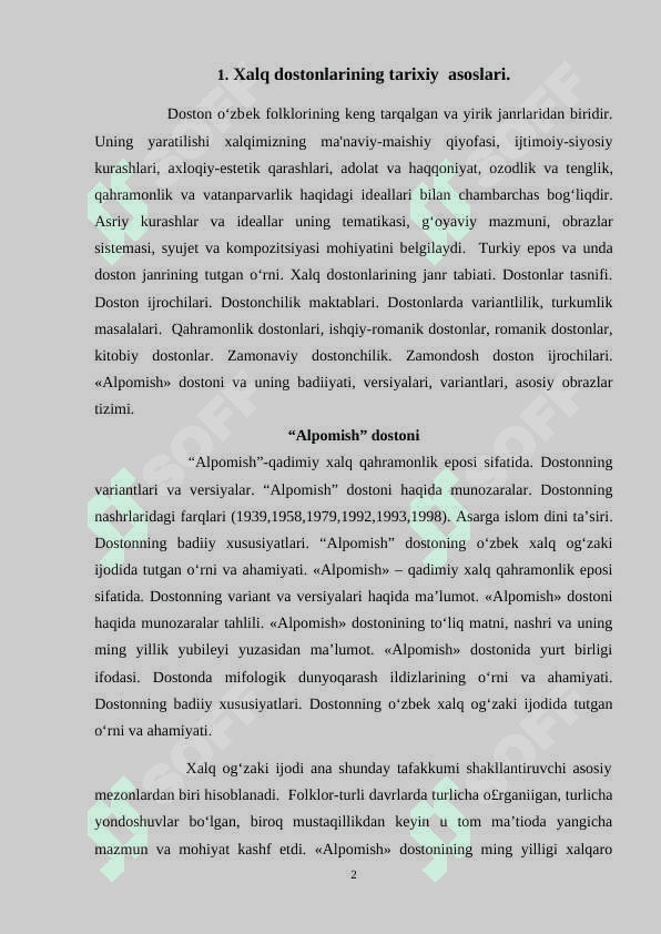Xalq dostonlarining tarixiy asoslari 2