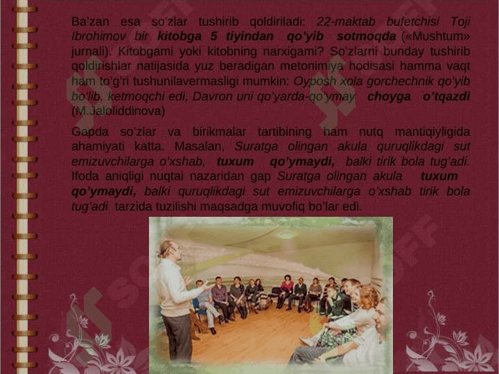 Til madaniyati va nutq madaniyat 8
