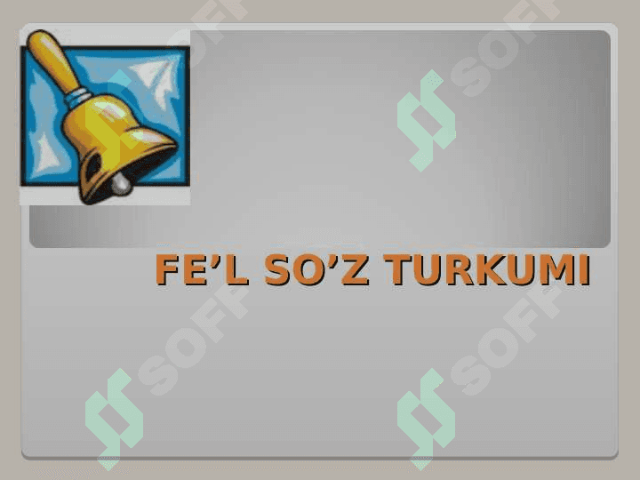 FE’L SO’Z TURKUMI 2