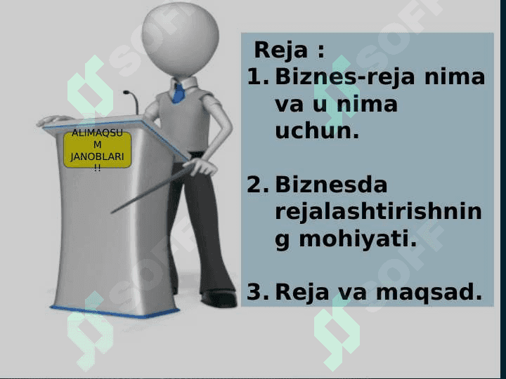 Biznesda rejalashtrishning ahamiyati pptx 2