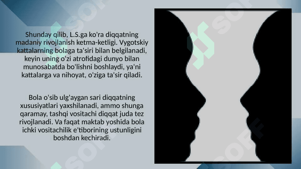 L.S.Vigotskiyning diqqat rivojlanishini o’rganish tajribalari 29.pptx 8