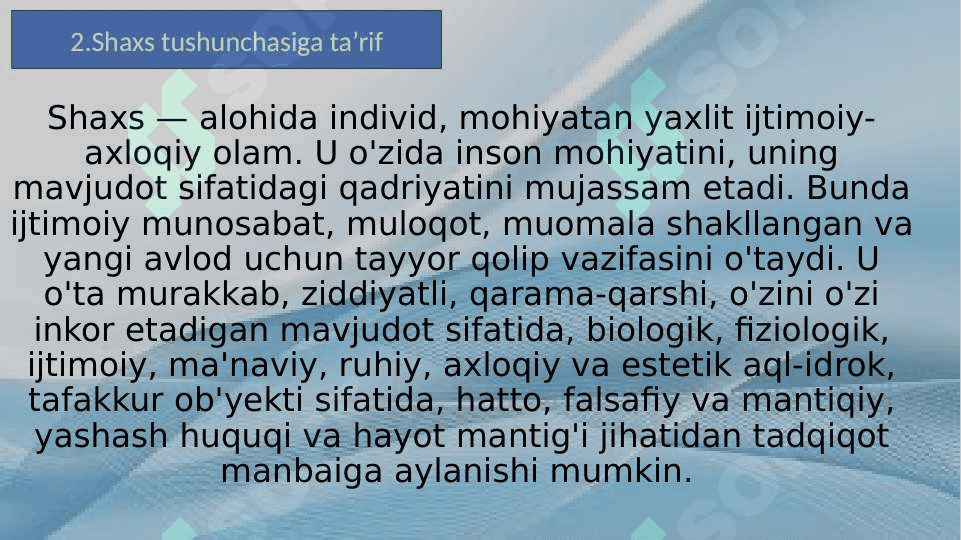 Individ sifatida inson haqidagi tasavvurlar 20.pptx 7