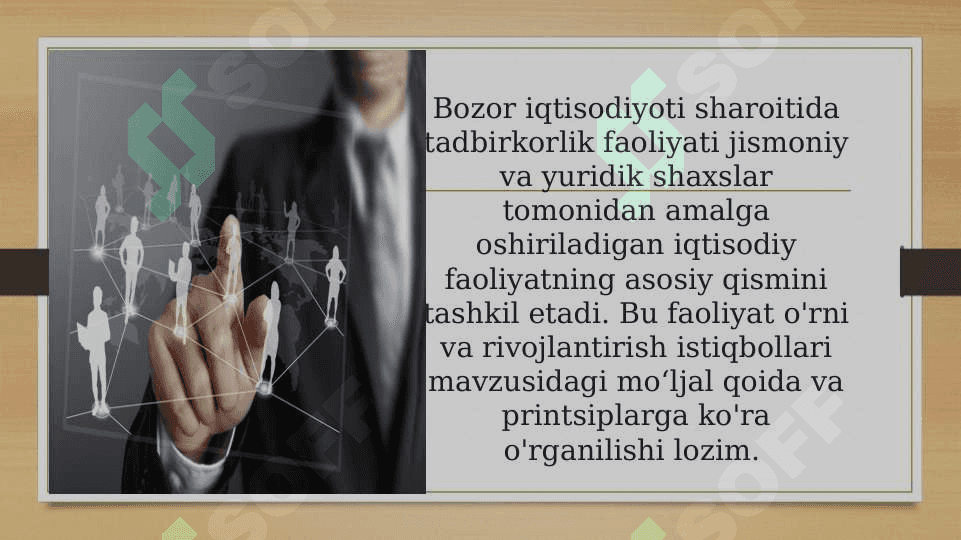 Bozor iqtisodiyoti sharoitida tadbirkorlik 3