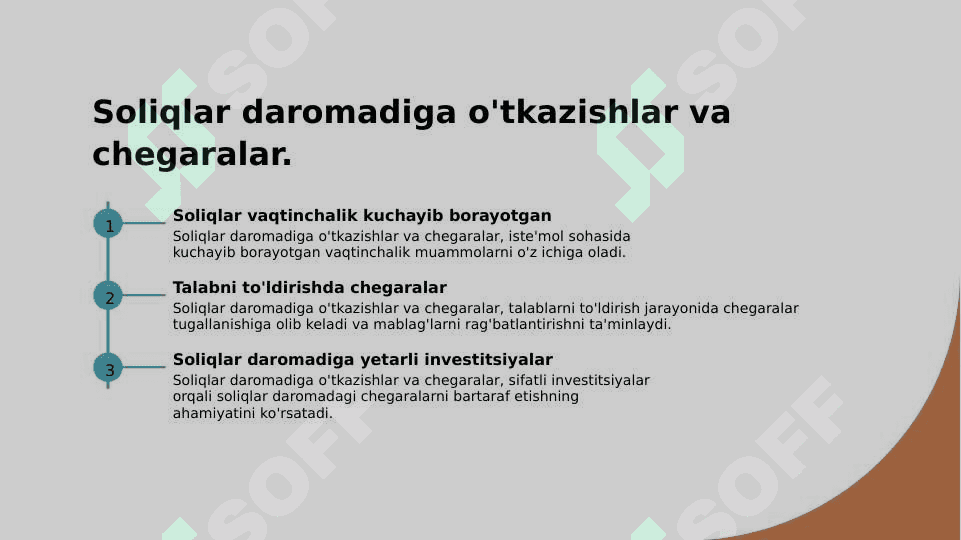 Soliqlarni yalpi talab va yalpi taklifga ta'siri. 5