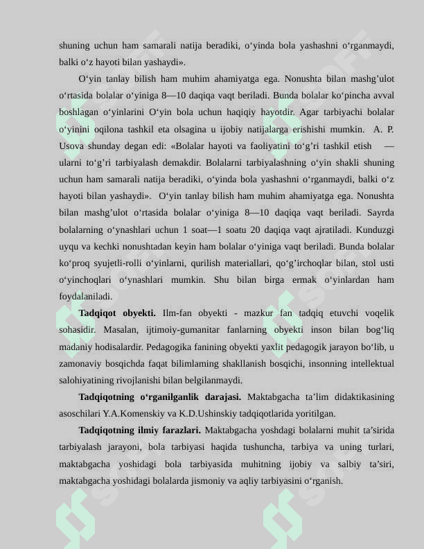 Uch yoshli bolalarda harakatli va so‘z o‘yinlarini tashkil etish 4