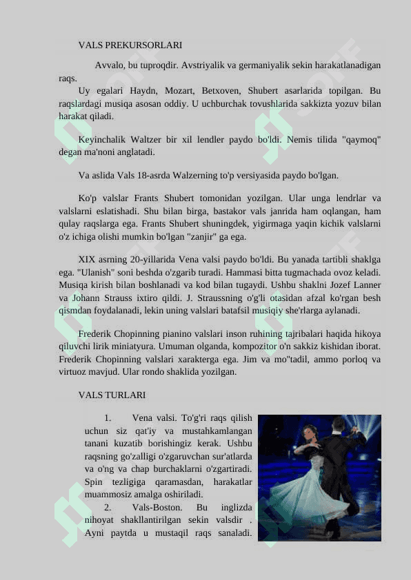 Vals ritmida murakkab bo’lmagan raqs kompazitsiyalarini yaratish 4