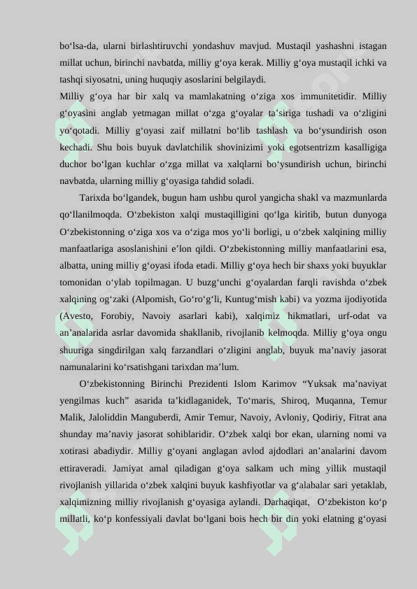 MUSTAQILLIK YILLARIDA OZBEKISTONDAGI MA`NAVIY VA MADANIY TARAQQIYOT. 2