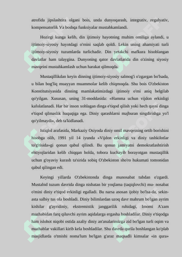 Din va hurfikrlilik - Berdiyaevning diniy hurfikrlilik haqidagi g'oyalarini G'azzoliy g'oyalari bilan qiyoslash 5