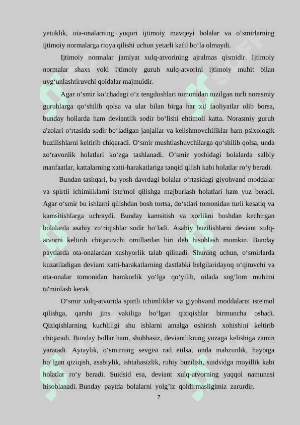 Yoshlar o‘rtasida deviant xulq-atvor profilaktikasi 7