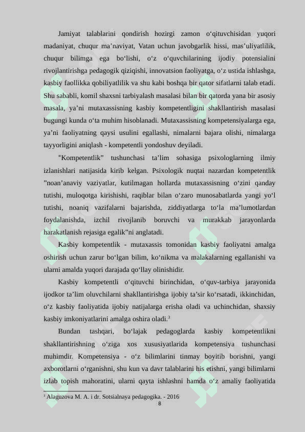 YOSHLARNI IJTIMOIY KOMPETENTLIGINI SHAKLLANTIRISH JARAYONI VAZIFALARI 8