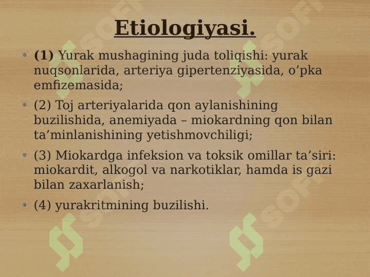 YURAK YETISHMOVCHILIGI 4