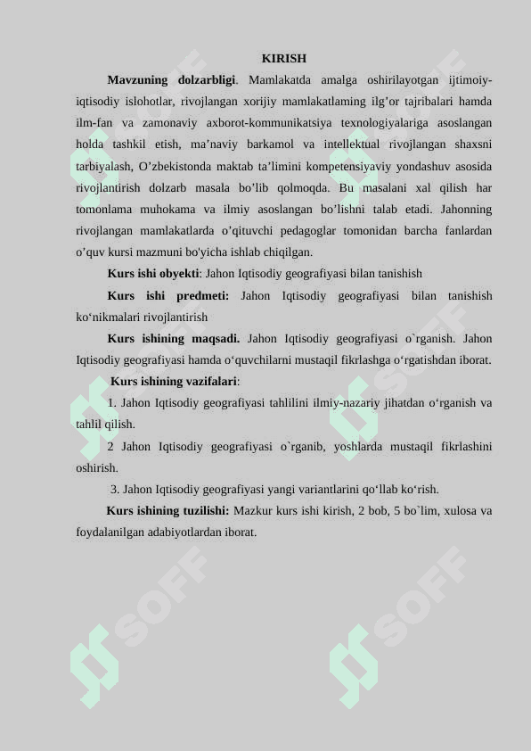Jahon Iqtisodiy geografiyasi 3