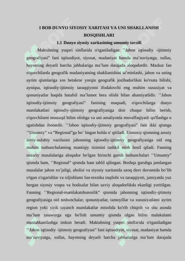 Jahon Iqtisodiy geografiyasi 4