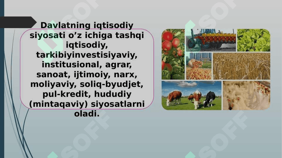 ’zbekiston respublikasi agrar siyosatining mohiyati va asosiy yo’nalishlari 3