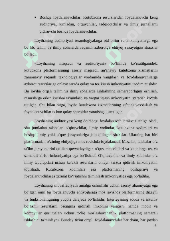 Individual loyiha 8