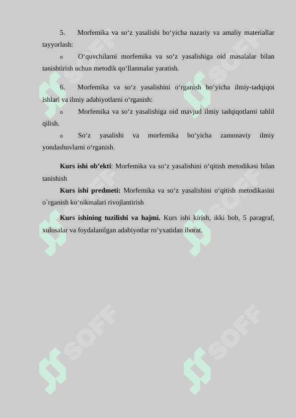 Morfemika va so‘z yasalishini o‘qitish metodikasi 5
