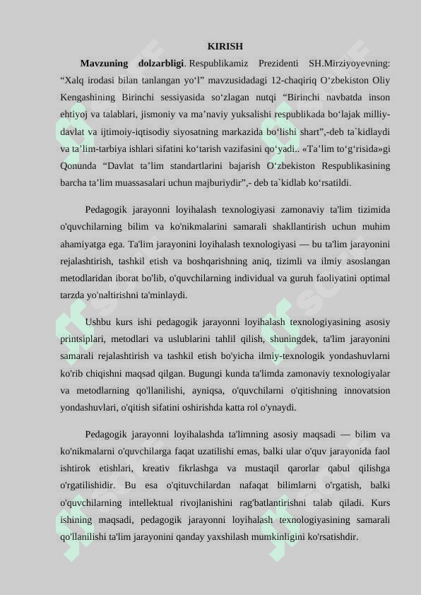 pedagogik jarayonni loyihalash texnologiyasi 3