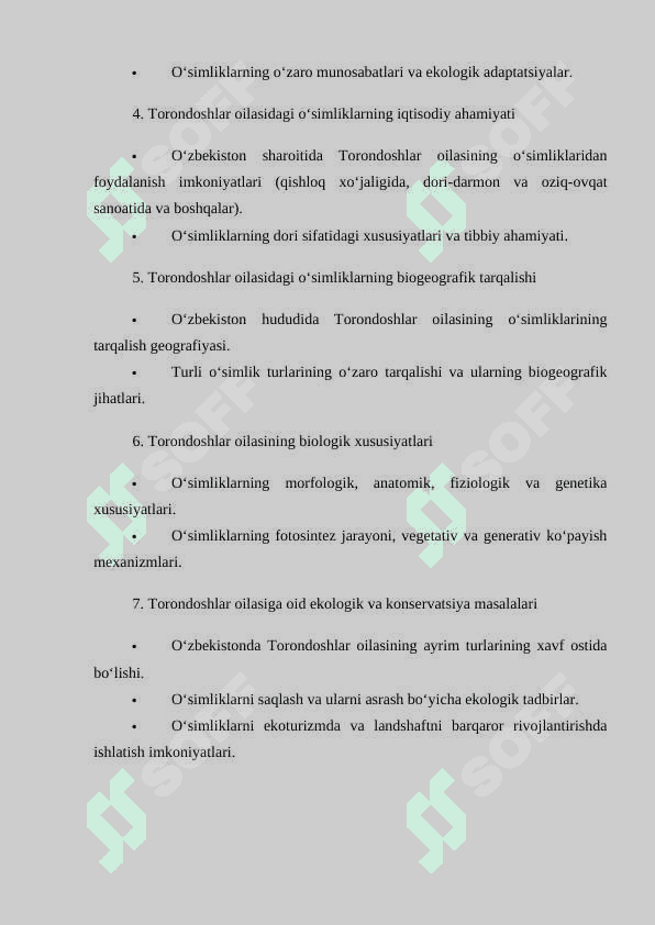 O‘zbekistonda Torondoshlar (Polygonaceae Juss) oilasi 5