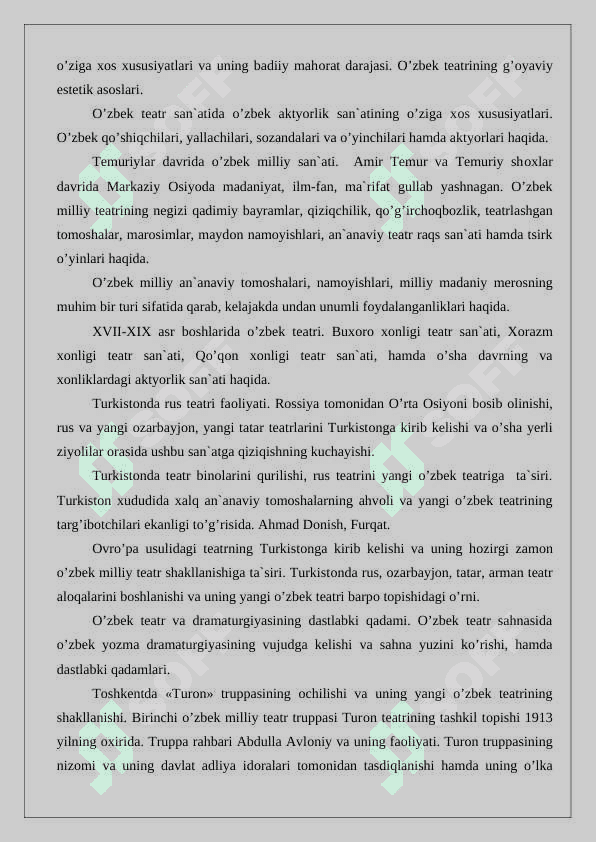 O’zbek teatri 4