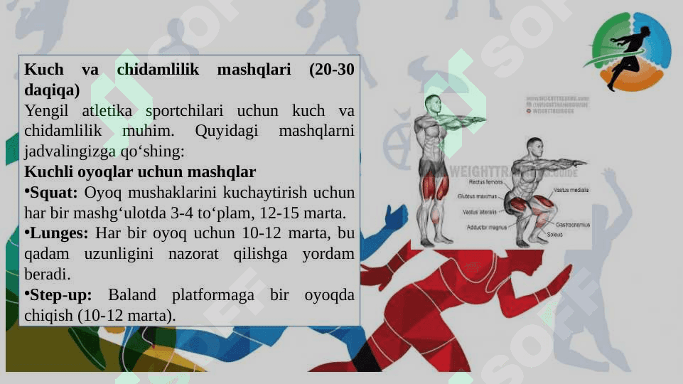 Yengil atletika tayyorgarlik turlarining oʻrni 3