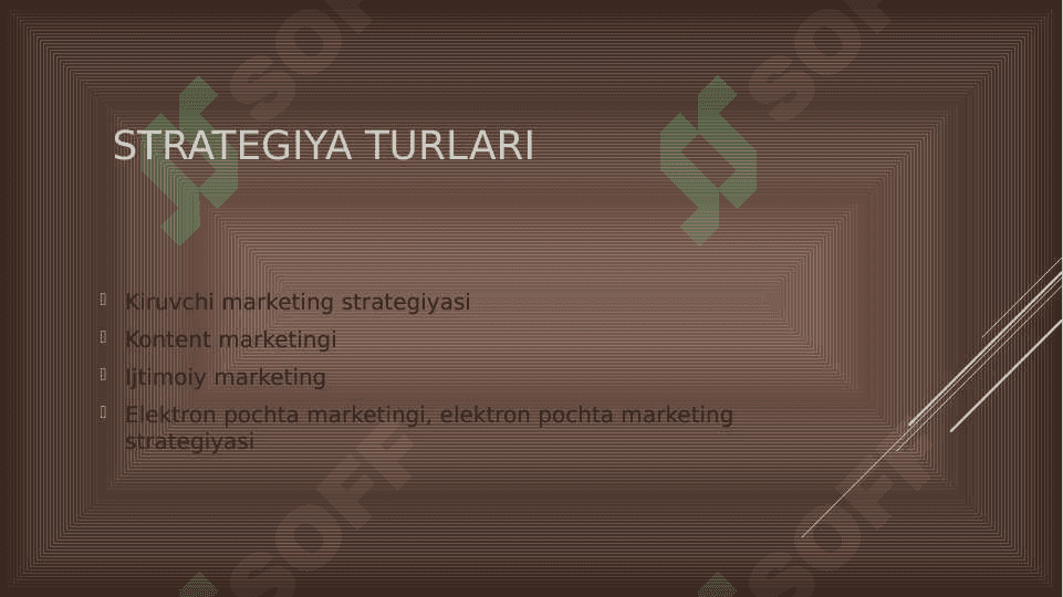 Marketing strategiyalarining nazariy va uslubiy jihatlari 4