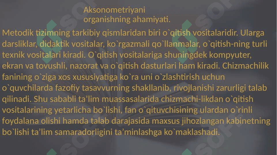 O'quvchilarning aksonometrik proeksiya va texnik rasm bajarishga o'rgatish metodikasi 2