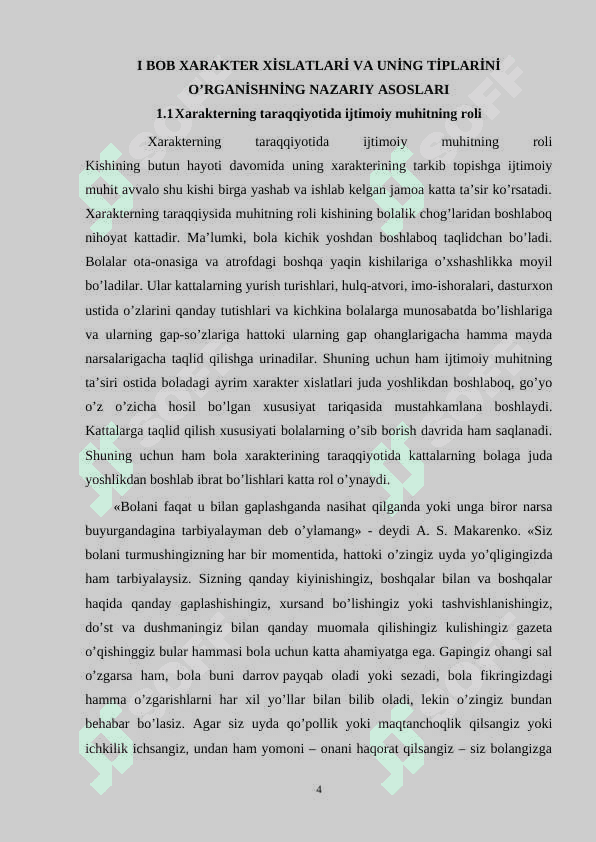 Xarakter xislatlari va uning tiplari 4