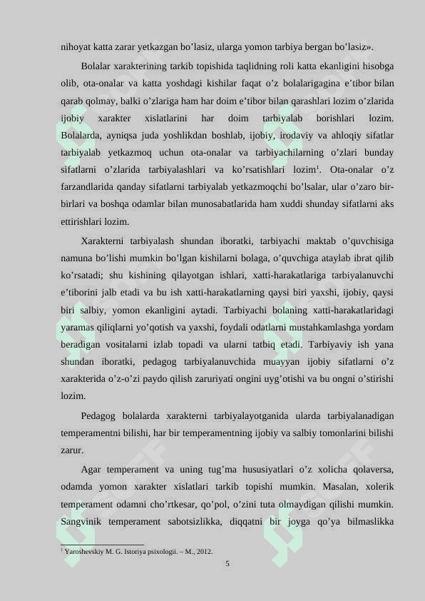 Xarakter xislatlari va uning tiplari 5
