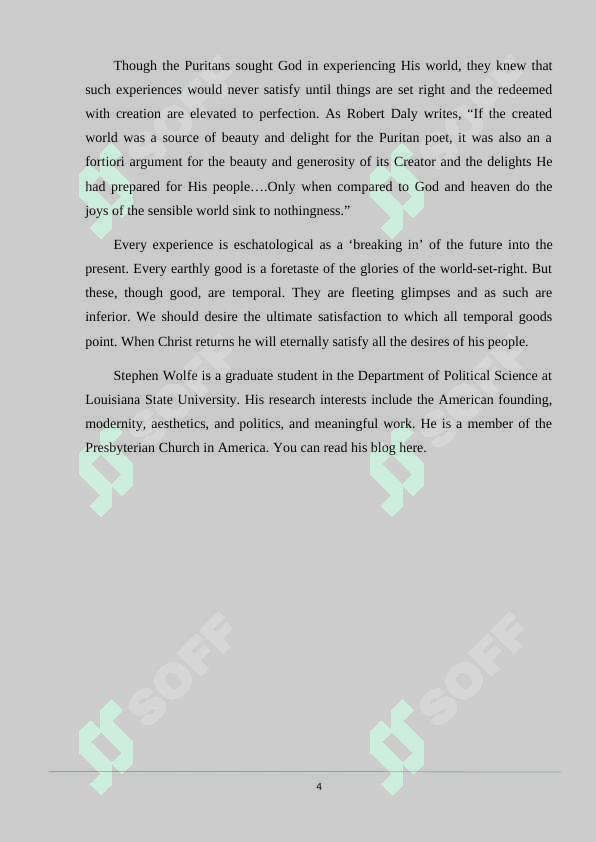 American Puritanism and Literature 4
