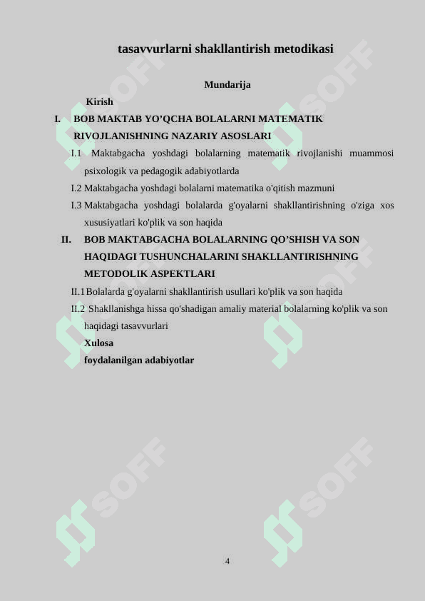 Maktabgacha  yoshdagi bolalarda elementar matematik tasavvurlarni shakllantirish metodikasi 2