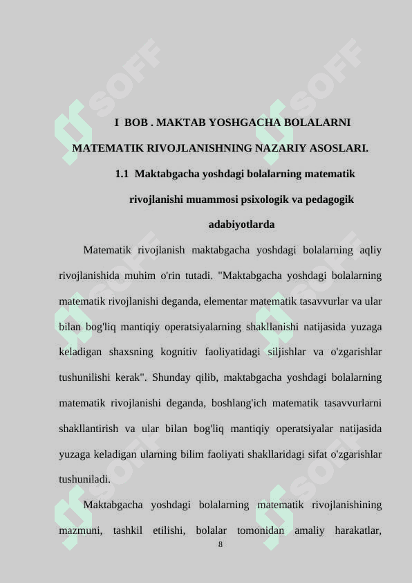 Maktabgacha  yoshdagi bolalarda elementar matematik tasavvurlarni shakllantirish metodikasi 6