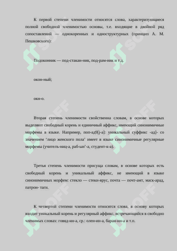Типы основ в русском языке 6