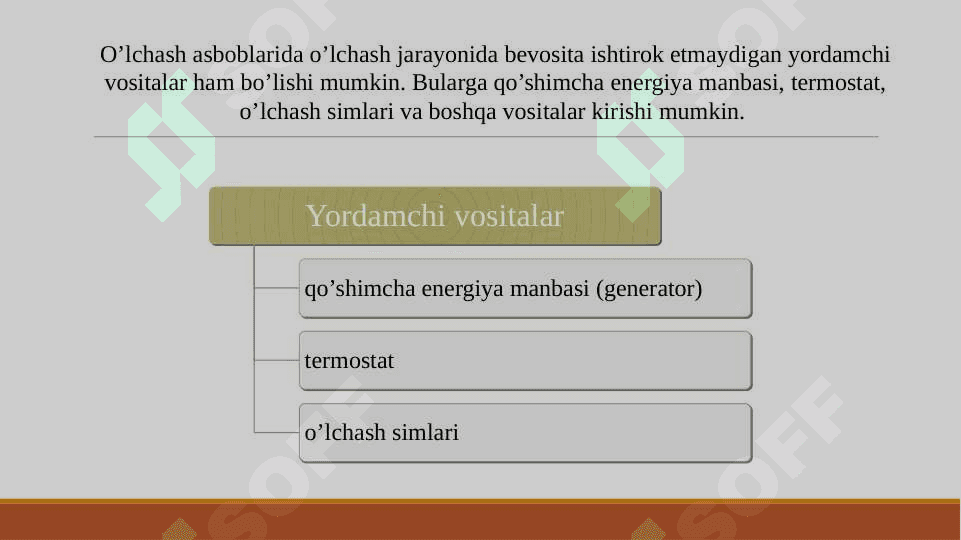 O’LCHOV NAZORAT TEХNIKASI ASBOBLARI. 4