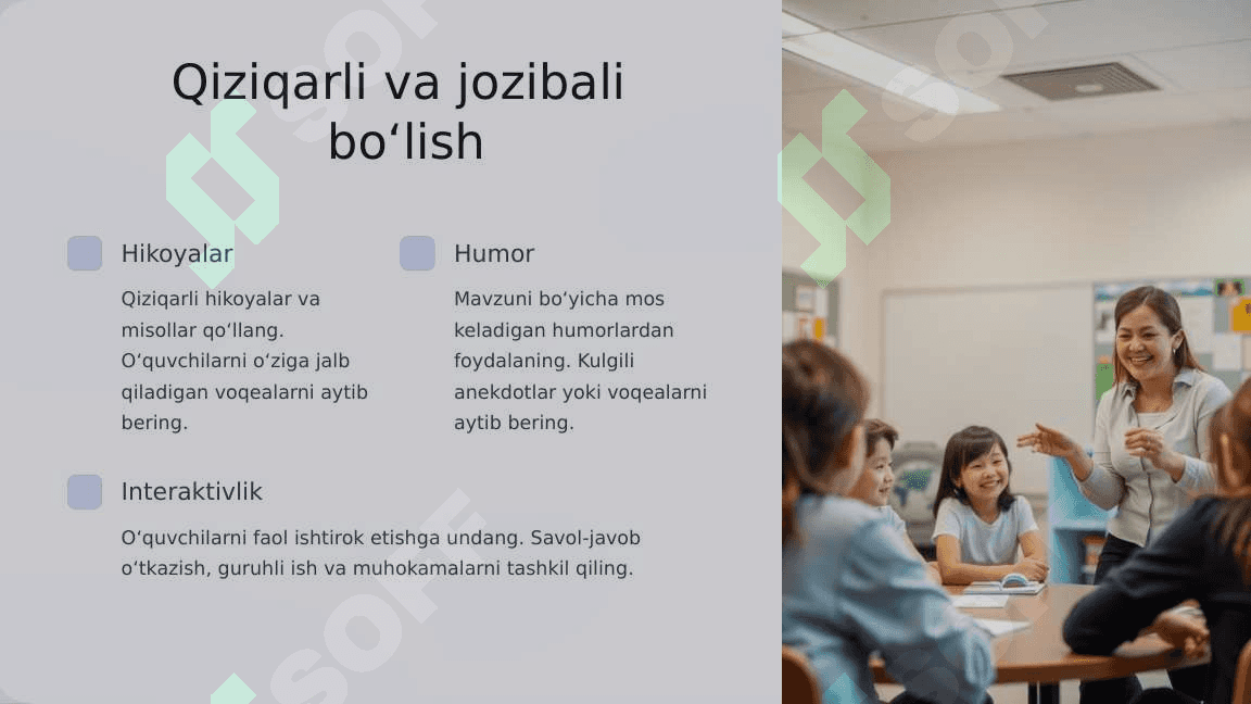 Oʻqituvchi nutqiga qoʻyiladigan talablar. 3