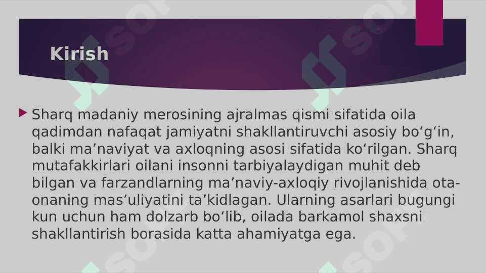 Sharq mutafakkirlarining merosida oila va oilada bolalar maʼnaviy axloqiy tarbiyalash masalalari 3