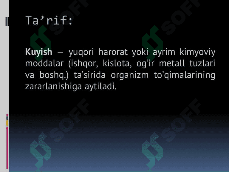 Kombustiologiya asoslari 2